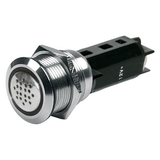 BEP® - 12 V 5 A Off/On Red Buzzer with LED Ring