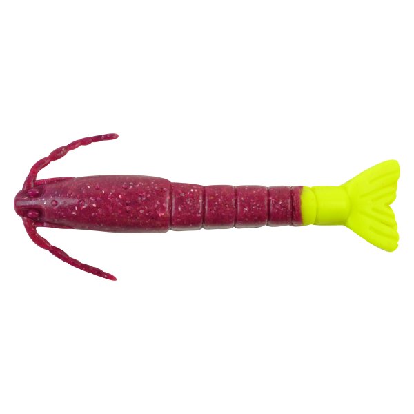 Berkley® - Gulp!™ Shrimp 3" Cajun Purple/Chartreuse Soft Baits