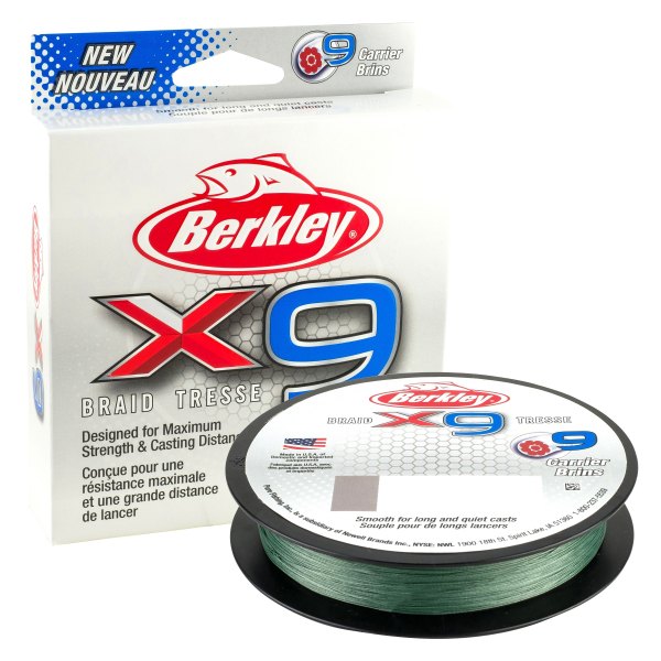 Berkley® - Superline 164 yd 20 lb Low-Vis Green X9 Braided Fishing Line