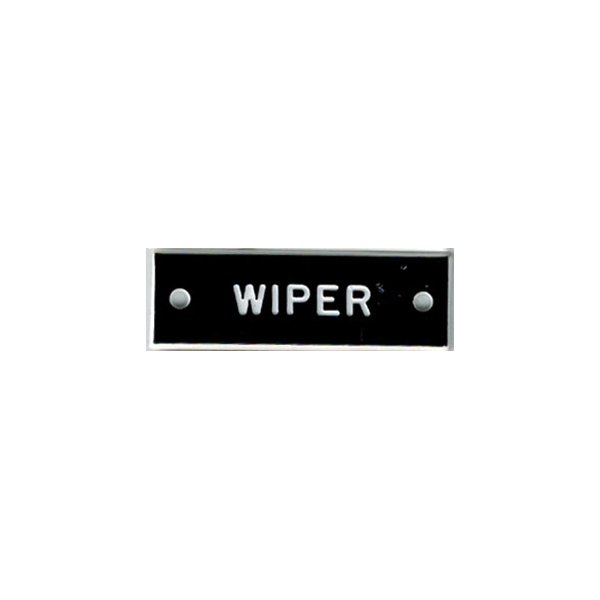 Bernard Engraving® - "Wiper" Plaque