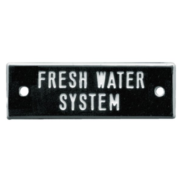 Bernard Engraving® - "Fresh Water System" Plaque