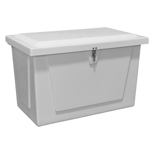 Better Way® - 44.25" L x 26.25" W x 27.5" H White Fiberglass Dock Box