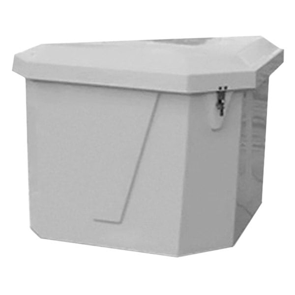 Better Way® 432 51"L x 27"W x 31"H Fiberglass Triangle Dock Box