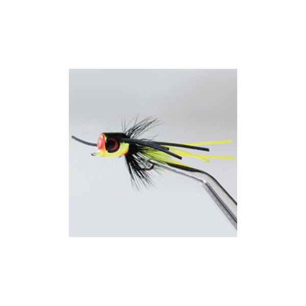 Betts® - Pop N' Hot™ #10 Frog/Black/Chartreuse Fly Lure