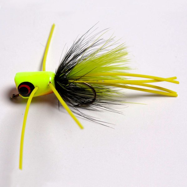 Betts® - Top Pop™ #10 Chartreuse/Black Fly Lure