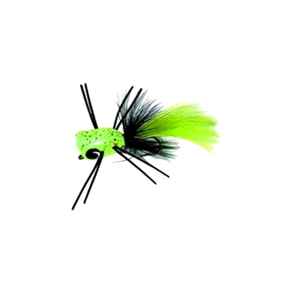 Betts® - Top Pop™ #10 Chartreuse Speck/Black Fly Lure