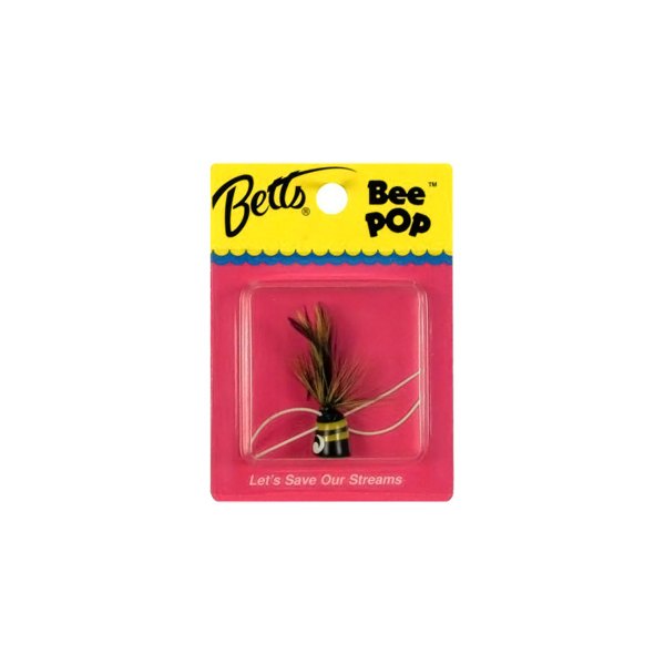 Betts® - Bee Pop™ #8 Black/Yellow Fly Lure
