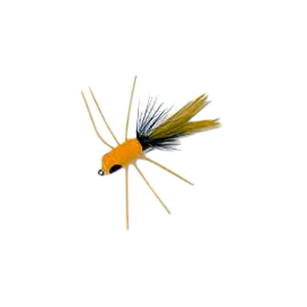 Betts® - Falls™ Fire Fly Shimmy™ #10 Fluorescent Orange/Black/Chartreuse Fly Lure