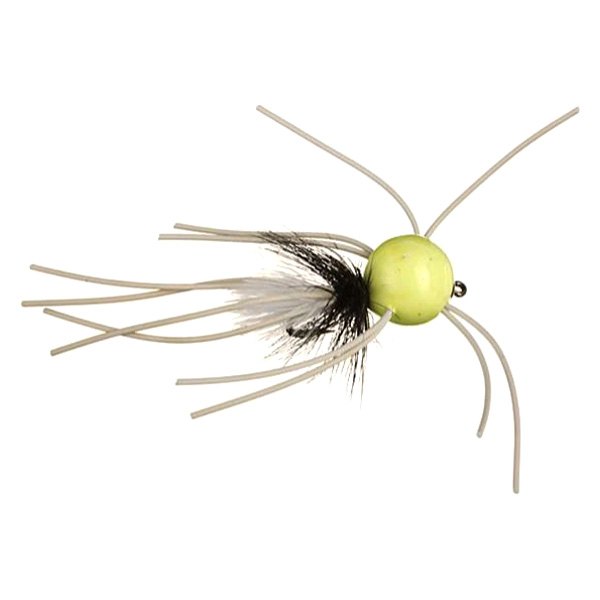 Betts® - Pop N' Round™ #8 Glo/Black/White Fly Lure