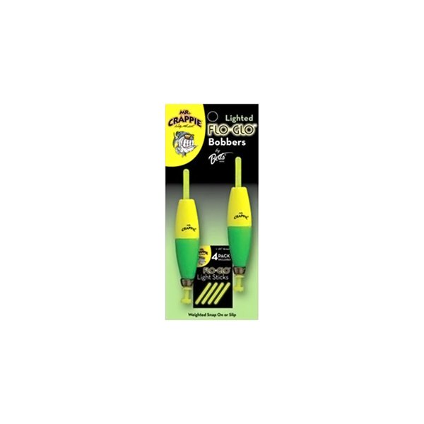 Betts® - Mr. Crappie™ Lighted Flo-Glo™ 2.5" Cigar Floats, 2 Pieces
