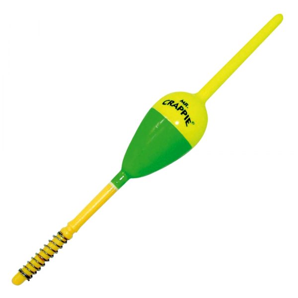 Betts® - Mr. Crappie™ Sprang Thang™ 3/8" Yellow/Green Pencil Floats, 2 Pieces