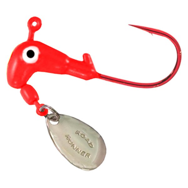 Blakemore® - Barbed Road Runner 1/16 oz. Red Jig Heads