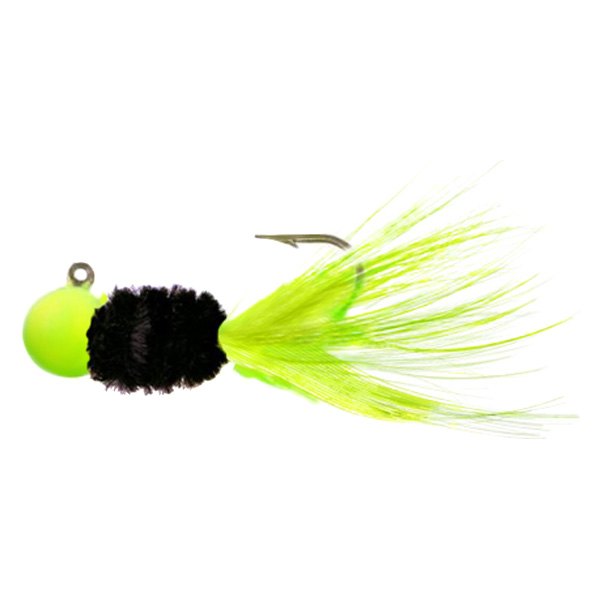 Blakemore® - Mr. Crappie Slab Daddy 1/16 oz. Black/Chartreuse Jig Lures