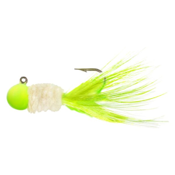 Blakemore® - Mr. Crappie Slab Daddy 1/16 oz. Chartreuse/White Jig Lures