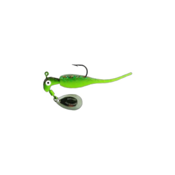 Blakemore® - Slab Runner Baby Shad 1/16 oz. Green Lantern GLO Panfish Jigs