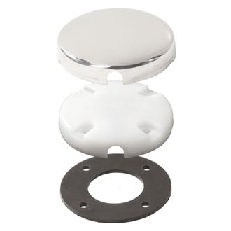Blue Sea Systems® - Side Entry Cable Clam with Stainless Steel Dress Cap
