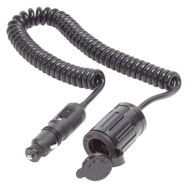 Blue Sea Systems® - 10 A 12 V DC Black Plug with Single Extension Socket