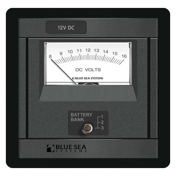 Blue Sea Systems® - DC Analog Voltmeter Panel