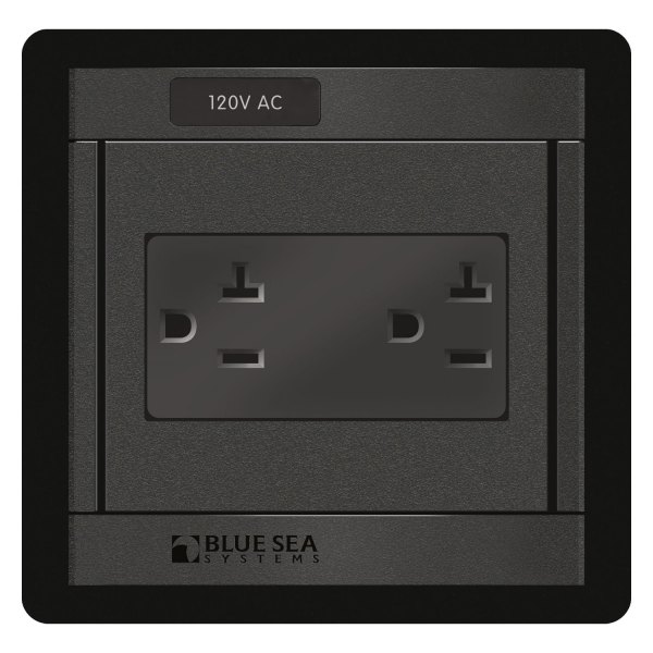 Blue Sea Systems® - 360 Panel with 120V AC Dual Outlet