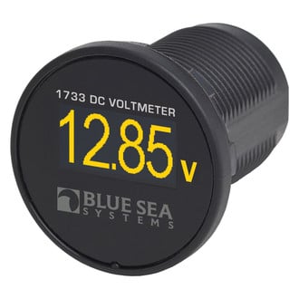Blue Sea Systems® 1733 - Mini OLED DC Voltmeter