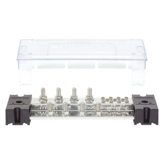 Blue Sea Systems® 1990 - PowerBar 1000 A Bus Bar with Eight 3/8" Terminal Studs