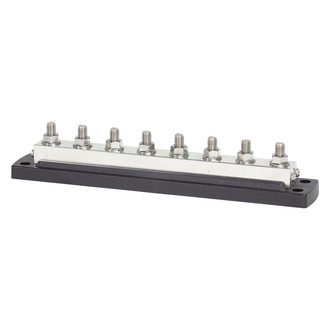 Blue Sea Systems® - PowerBar 600 A Bus Bar with Eight 3/8"-16 Studs