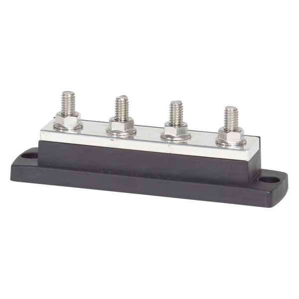 Blue Sea Systems® - MaxiBus 250A Bus Bar with Four 5/16"-18 Studs
