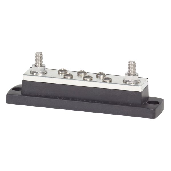 Blue Sea Systems® - MaxiBus 250A Bus Bar with Two 5/16"-18 Studs & Six #10-24 Screws