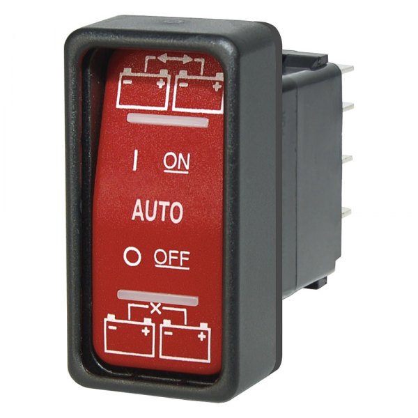 Blue Sea Systems® - Contura™ On/Off/On Red SPDT Control Switch Remote