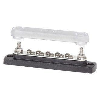 Blue Sea Systems® - Common 150 A Bus Bar with Cover, 10 Pieces