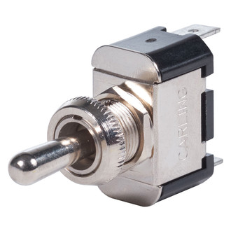 Blue Sea Systems® - WeatherDeck™ On/Off/On 1-Pole SPDT Quick Connect Tab Toggle Switch
