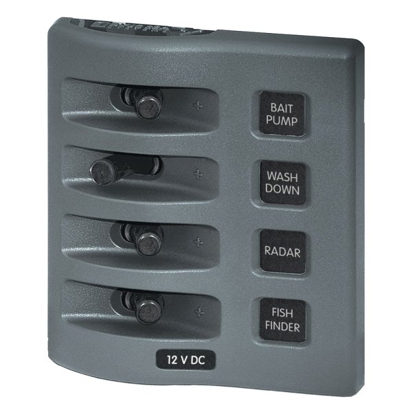 Blue Sea Systems® - WeatherDeck™ 12V DC Waterproof Switch Panel
