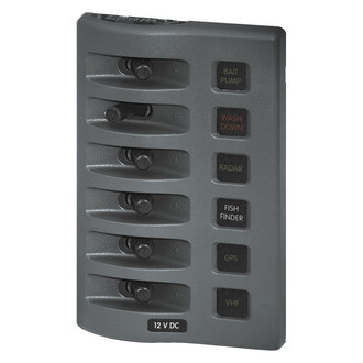 Blue Sea Systems® - WeatherDeck™ 12V DC Waterproof Fuse Panel