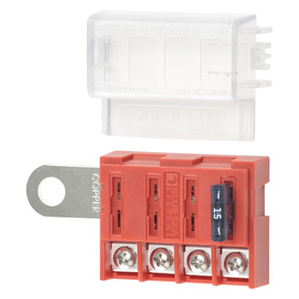 Blue Sea Systems® - ST Blade Battery Terminal Mount Fuse Block