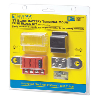 Blue Sea Systems® - ST Blade Battery Terminal Mount Fuse Block