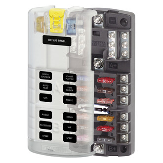 Blue Sea Systems® - ST Blade Split Bus Fuse Block