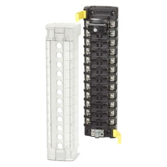 Blue Sea Systems® - ST CLB Circuit Breaker Block with 12 Independent Circuits