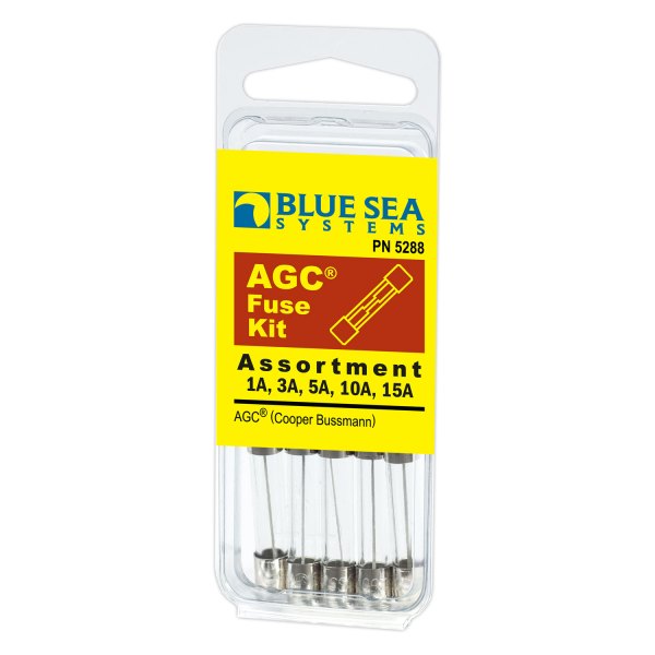 Blue Sea Systems® - 5-Pc AGC Fuse Kit