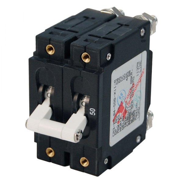 Blue Sea Systems® - C-Series White Toggle Circuit Breaker