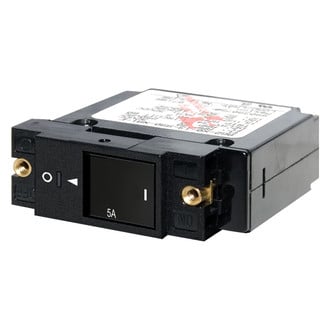 Blue Sea Systems® - A-Series Restricted Off Flat Rocker Circuit Breaker