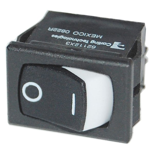 Blue Sea Systems® - 12/24/125/250 V 10 A On/Off SPST Quick Connect Tab Rocker Switch