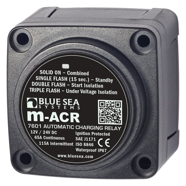 Blue Sea Systems® - m-Series Automatic Charging Relay