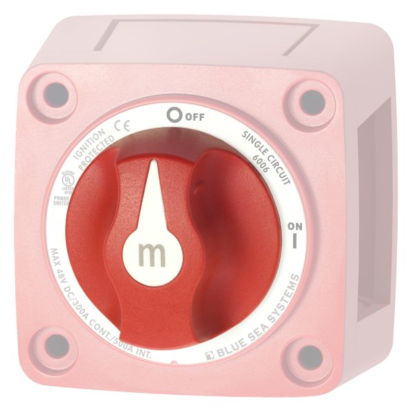 Blue Sea Systems® - M-Series™ Red Battery Spare Knob