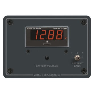 Blue Sea Systems® - Digital Voltmeter Panel