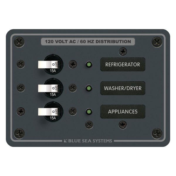 Blue Sea Systems® - AC Circuit Breaker Panel