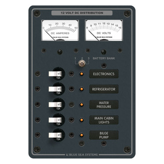 Blue Sea Systems® - DC Toggle Branch Circuit Breaker Panel