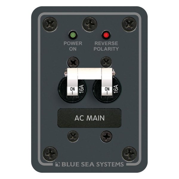 Blue Sea Systems® - AC Main 230V 16A Circuit Breaker Panel