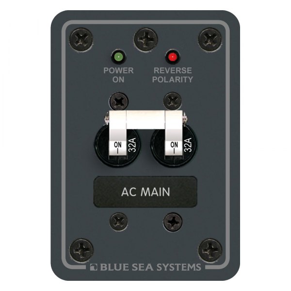 Blue Sea Systems® - AC Main 230V 32A Circuit Breaker Panel