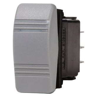 Blue Sea Systems® - Contura III™ (On)/Off/On SPDT LED Rocker Switch