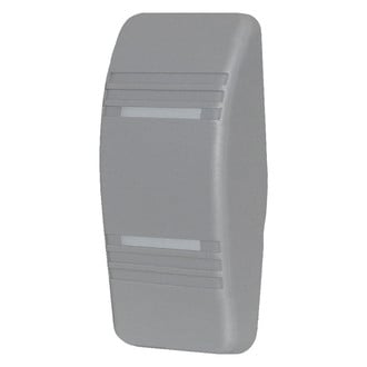Blue Sea Systems® 8298 - Contura Actuator™ Gray Toggle Switch with 2 Lenses